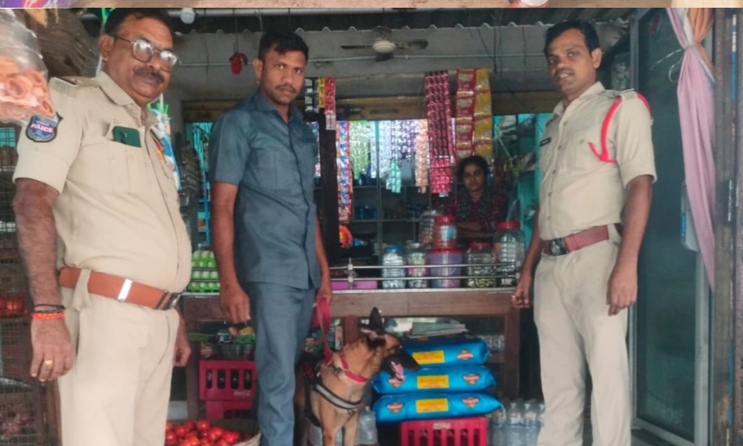 నార్కోటిక్ డాగ్ స్క్వాడ్&zwnj;తో అశ్వాపురంలో విస్తృత తనిఖీలు