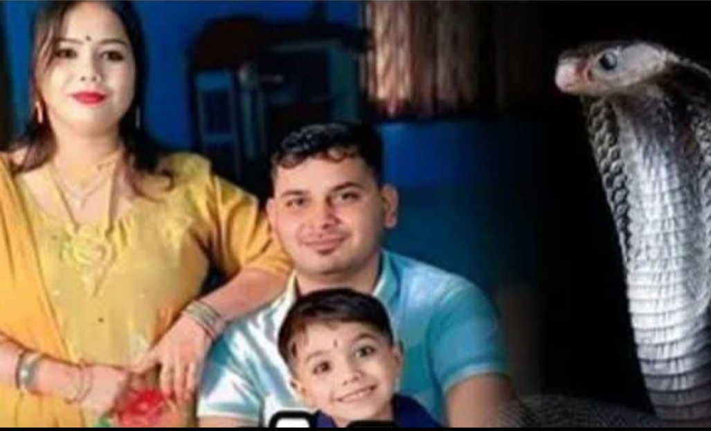 పాము సాయంతో భర్తను హత్య చేసిన భార్య..!!