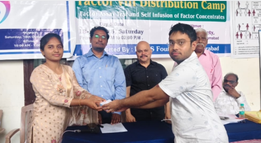 స్నేహ సొసైటీ లో హిమోఫిలియా వ్యాధి పై అవగాహన కార్యక్రమం