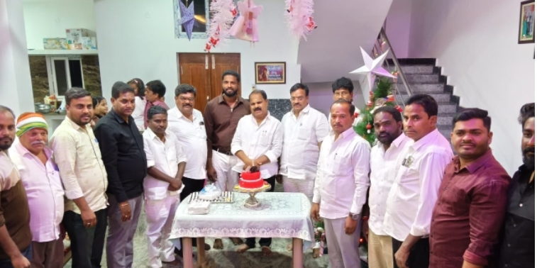 క్రిస్మస్ వేడుకల్లో పాల్గొన్న షాద్ నగర్ ఎమ్మెల్యే వీర్లపల్లి శంకర్