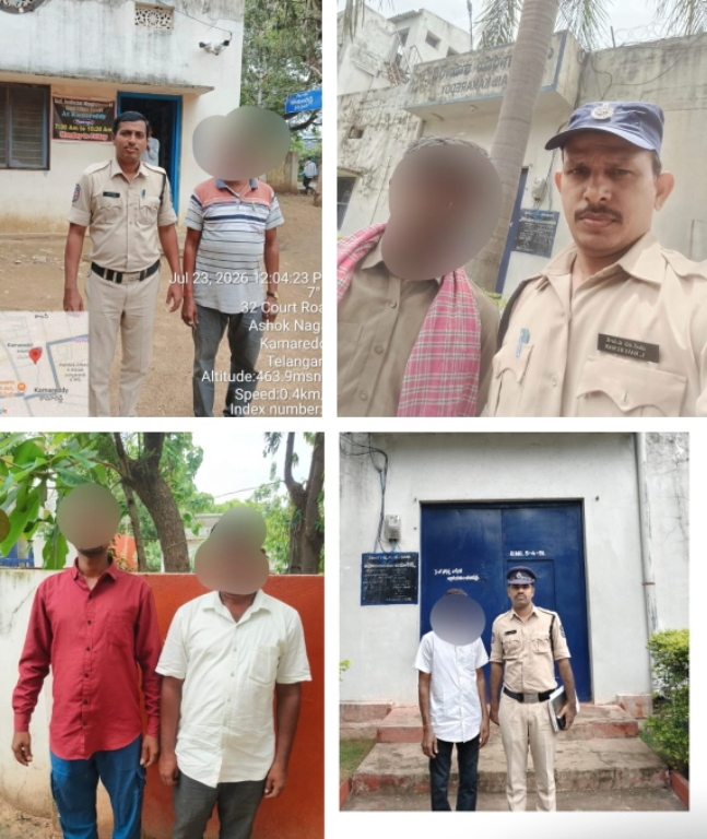మద్యం సేవించి వాహనాలు నడిపేవారిపై కామారెడ్డి జిల్లా పోలీసుల చర్యలు