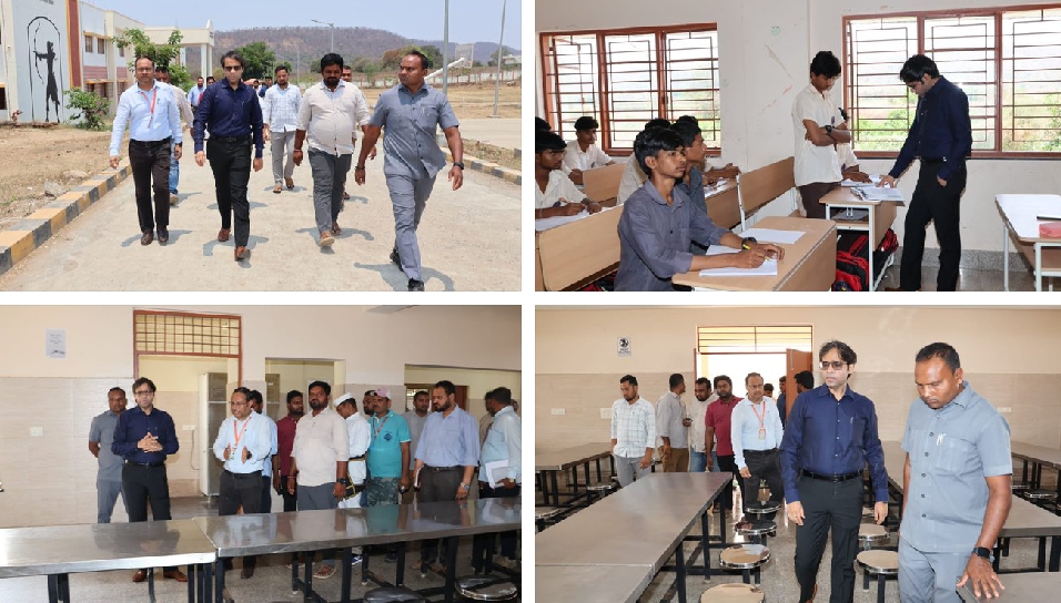 ఏకలవ్య పాఠశాలను ఆకస్మికంగా తనిఖీ చేసిన జిల్లా కలెక్టర్ అంకిత్ IAS