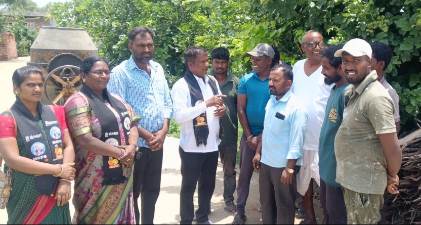 బిబిపేట మండలంలోని బిబిపేట గ్రామంలో ఎమ్మార్పీఎస్ సందర్శన 