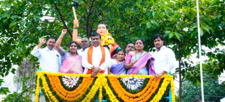 భారతీయ జనతా పార్టీ ఓబిసి మోర్చా ఆధ్వర్యంలో ఘనంగా చాకలి ఐలమ్మ జయంతి వేడుకలు