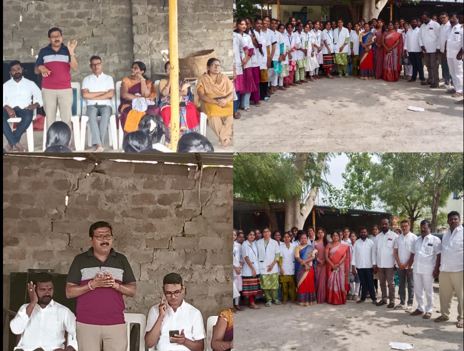 "ఆరోగ్య సమస్యల అవగాహనపై నర్సింగ్ విద్యార్థుల క్షేత్ర పర్యటన"