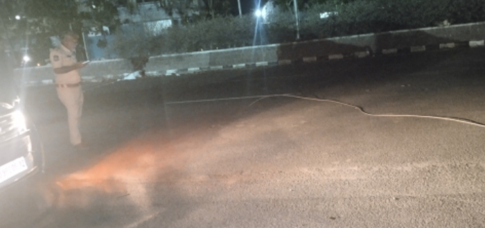 రాజన్న సిరిసిల్ల జిల్లా : అప్రమత్తతతో పెద్ద ప్రమాదం తప్పించిన డ్రైవర్ హోమ్ గార్డ్ తేజ