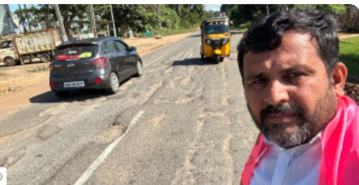 ధ్వంసమైన రహదారులకు మరమ్మతులు చేపట్టాలి ప్రభుత్వానికి తెలిసేలా బీఆర్ఎస్ డిజిటల్ క్యాంపెయిన్ : లాకవత్ గిరిబాబు
