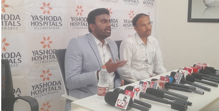 కామారెడ్డి జిల్లా కేంద్రంలోని యశోద ఓపి సెంటర్లో మీడియా సమావేశం 