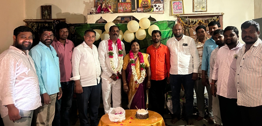 ఘనంగా భీమారం గ్రామ సర్పంచ్ గీత వీరేశం గుప్త జన్మదిన వేడుకలు