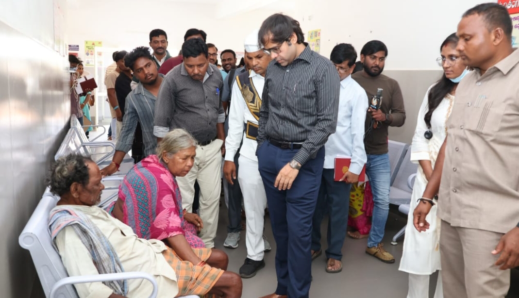 రోగులకు నాణ్యమైన వైద్య సేవలు, పోషక ఆహారం అందించాలి : జిల్లా కలెక్టర్ అంకిత్ IAS