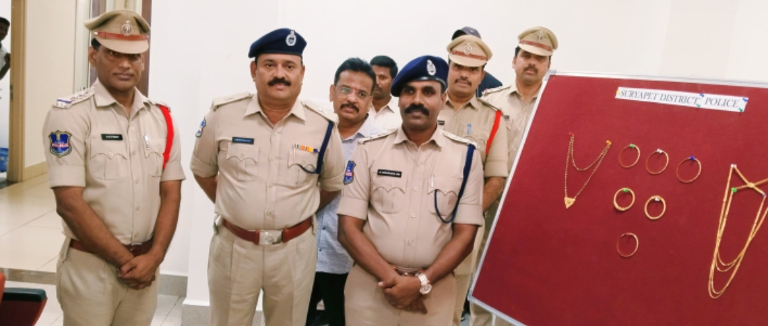 ఇద్దరు దొంగలను అరెస్టు చేసిన జిల్లా CCS పోలీసులు, మోతే పోలీసులు