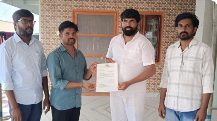 ఎన్సిపి పార్టీ మండల అధ్యక్షులను ప్రకటించిన మద్దిశెట్టి