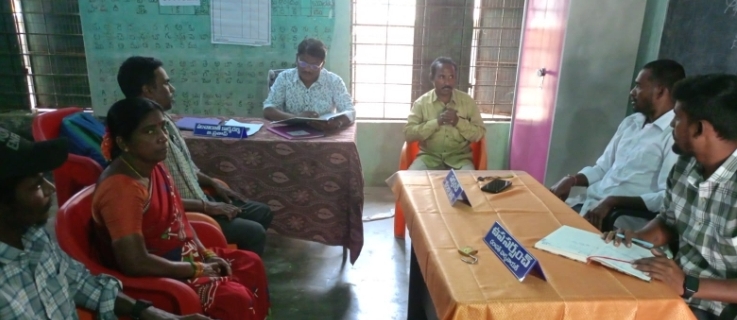తుర్రం వారి గూడెం సర్పంచ్ కుంజా జాను అధ్యక్షతన  సమావేశం